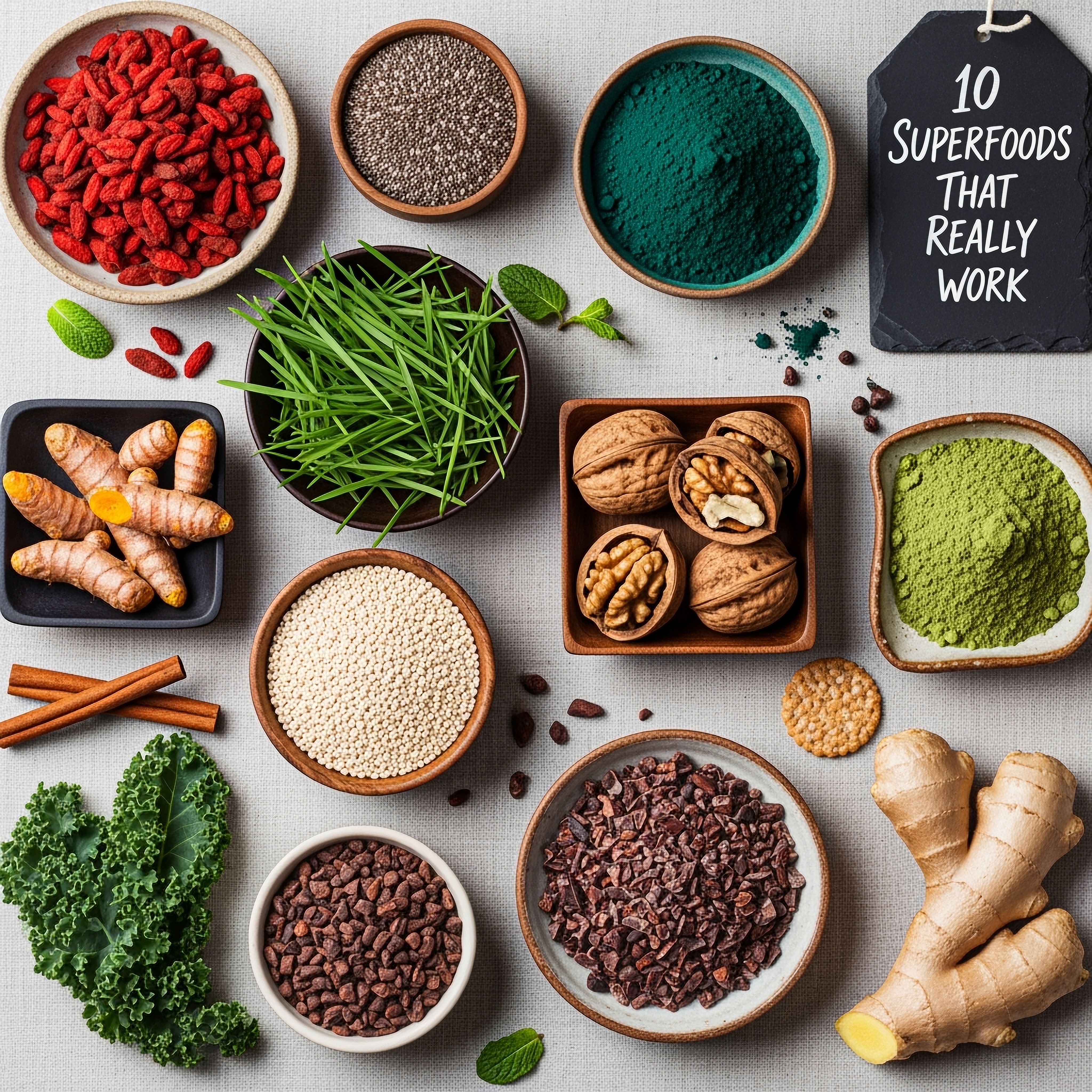 10 superfoods, które naprawdę działają – i jak je włączyć do codziennej diety