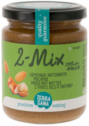 KREM ORZECHOWY MIX (2 ORZECHY) BIO 250 g - TERRASANA