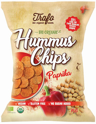 CHIPSY Z CIECIERZYCY O SMAKU PAPRYKOWYM BEZGLUTENOWE BIO 75 g - TRAFO