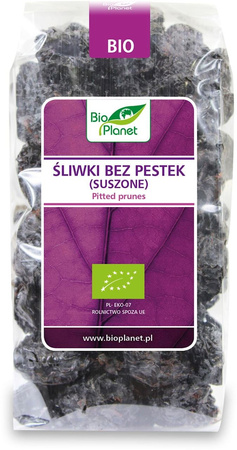 ŚLIWKI BEZ PESTEK SUSZONE BIO 400 g - BIO PLANET