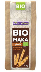 MĄKA ŻYTNIA TYP 1850 BIO 1 kg - NATURAVENA