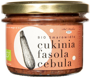 SMAROWIDŁO Z FASOLI, CUKINI I CEBULI BIO 180 g - SAD DANKÓW