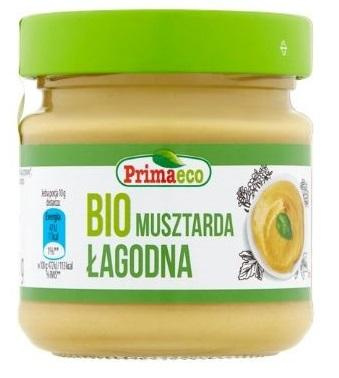 MUSZTARDA ŁAGODNA BIO 170 g - PRIMAVIKA (PRIMAECO)