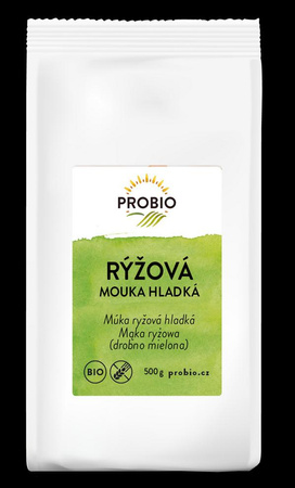 MĄKA RYŻOWA DROBNO MIELONA BEZGLUTENOWA BIO 500 g - PROBIO