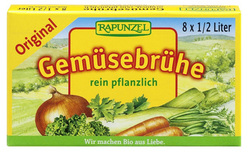 BULION - KOSTKI WARZYWNE BEZ DODATKU CUKRÓW (ŻÓŁTE) BIO (8 x 10,5 g) 84 g