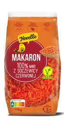 MAKARON PROTEINOWY (Z SOCZEWICY CZERWONEJ) ŚWIDERKI 250 g - NOVELLE