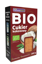 CUKIER KOKOSOWY BIO 200 g - NATURAVENA