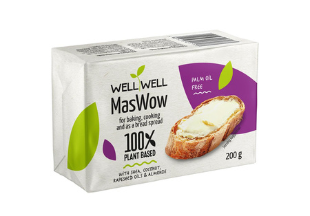 SMAROWIDŁO ROŚLINNE KOSTKA 200 g - WELL WELL