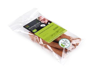 PARÓWKI WIEPRZOWE NATURALNE BIO 250 g - WASĄG (Z PÓŁKI)