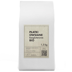 PŁATKI OWSIANE BEZGLUTENOWE BIO 1,5 kg - THE PLANET