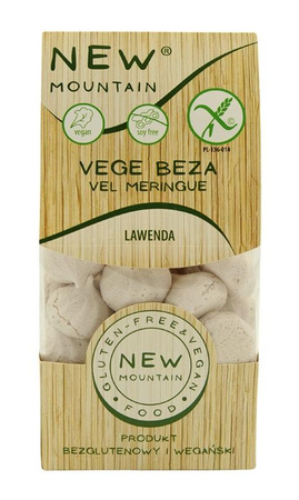 BEZY WEGAŃSKIE LAWENDOWE BEZGLUTENOWE 50 g - NEW MOUNTAIN
