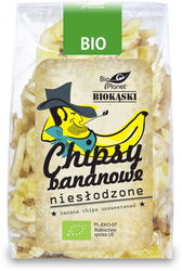 CHIPSY BANANOWE NIESŁODZONE BIO 150 g - BIO PLANET