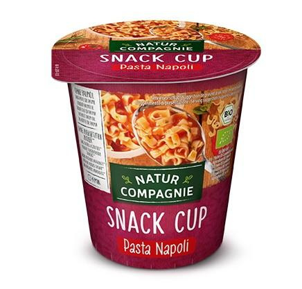 ZUPA W KUBKU Z MAKARONEM I SOSEM POMIDOROWYM NAPOLI BEZ DODATKU CUKRÓW BIO 59 g - NATUR COMPAGNIE
