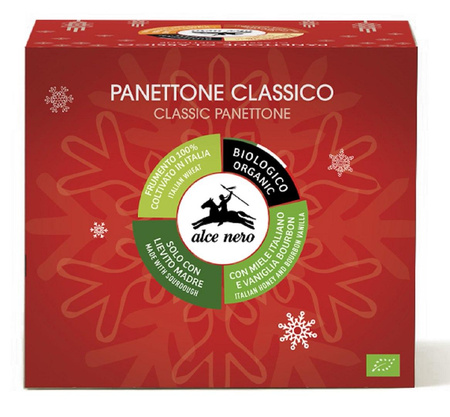 BABKA PANETTONE CLASSICO BIO 750 g - ALCE NERO (PRODUKT SEZONOWY)