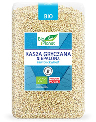 KASZA GRYCZANA NIEPALONA BEZGLUTENOWA BIO 2 kg - BIO PLANET
