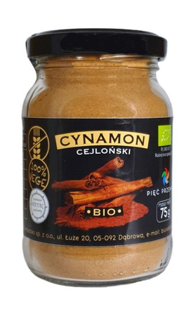 CYNAMON CEJLOŃSKI BEZGLUTENOWY BIO 75 g - PIĘĆ PRZEMIAN