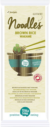 MAKARON (RYŻOWY RAZOWY TYPU NOODLE Z WAKAME) BEZGLUTENOWY BIO 250 g - TERRASANA