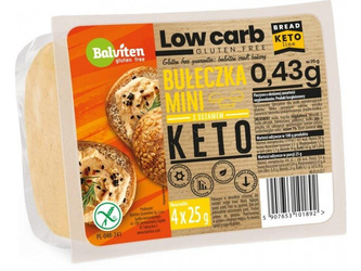 BALVITEN - MINI KETO BUŁECZKI Z SEZAMEM O OBNIŻONEJ ILOŚCI WĘGLOWODANÓW