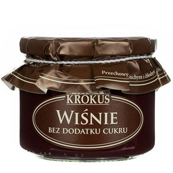 KROKUS - WIŚNIE I JABŁKA BEZ DODATKU CUKRU 310 g