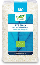 RYŻ BIAŁY DŁUGOZIARNISTY BEZGLUTENOWY BIO 500 g - BIO PLANET