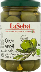OLIWKI ZIELONE Z PESTKĄ W ZALEWIE BIO 310 g (170 g) - LA SELVA