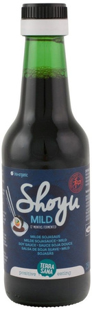 SOS SOJOWY SHOYU ŁAGODNY BIO 250 ml - TERRASANA