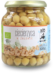 CIECIERZYCA W ZALEWIE BIO 350 g (220 g) (SŁOIK) - BIO PLANET