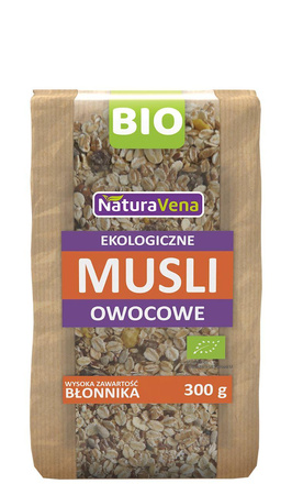 MUSLI OWOCOWE BIO 300 g - NATURAVENA