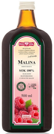 SOK Z MALIN NFC 500 ml - POLSKA RÓŻA