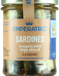 SARDYNKI EUROPEJSKIE W BIO OLIWIE Z OLIWEK EXTRA VIRGIN 190 g (133 g)