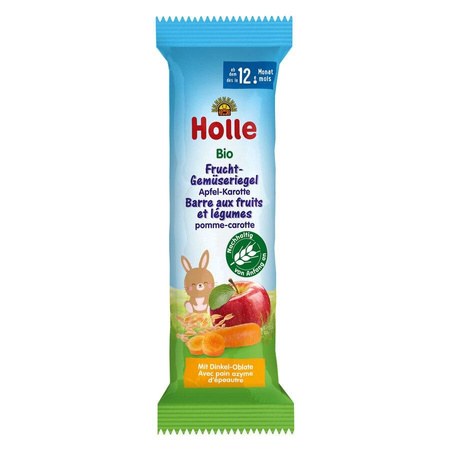 BATONIK JABŁKO - MARCHEWKA OD 12 MIESIĄCA BIO 25 g - HOLLE