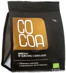 MIGDAŁY W SUROWEJ CZEKOLADZIE BIO 70 g - COCOA