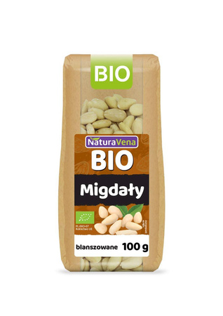MIGDAŁY BLANSZOWANE BIO 100 g - NATURAVENA