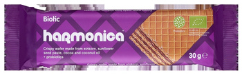 WAFELEK Z KREMEM MLECZNO - KAKAOWYM Z PROBIOTYKAMI BIO 30 g - HARMONICA