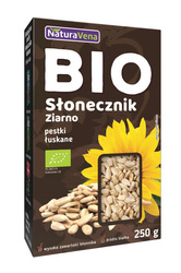 SŁONECZNIK ŁUSKANY BIO 250 g - NATURAVENA
