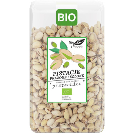PISTACJE PRAŻONE I SOLONE BIO 700 g - BIO PLANET