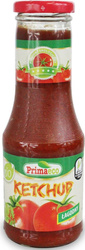 KETCHUP ŁAGODNY BEZGLUTENOWY BIO 315 g - PRIMAECO
