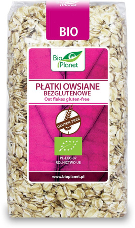 PŁATKI OWSIANE BEZGLUTENOWE BIO 300 g - BIO PLANET