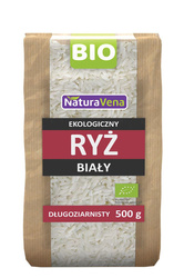 RYŻ BIAŁY DŁUGOZIARNISTY BIO 500 g - NATURAVENA