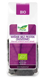 WIŚNIE BEZ PESTEK SUSZONE BIO 100 g - BIO PLANET