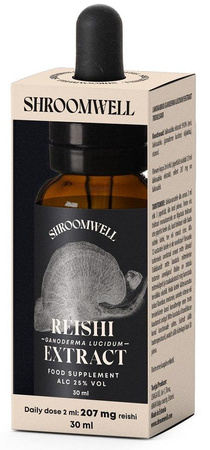 GRZYBY REISHI EKSTRAKT W KROPLACH 30 ml - SHROOMWELL