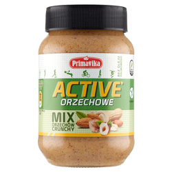 KREM ORZECHOWY CRUNCHY ACTIVE BEZGLUTENOWY 470 g - PRIMAVIKA