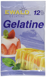 ŻELATYNA W LISTKACH (12 LISTKÓW) BIO 20 g - EWALD