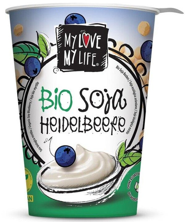 DESER SOJOWY BORÓWKOWY BIO 400 g - MY LOVE MY LIFE