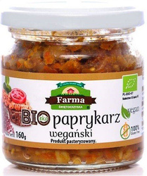 PAPRYKARZ WEGAŃSKI BEZGLUTENOWY BIO 160 g - FARMA ŚWIĘTOKRZYSKA
