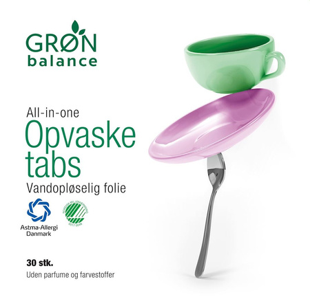 TABLETKI DO ZMYWAREK 30 szt. - GRON BALANCE
