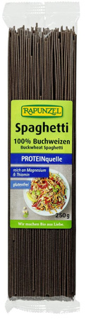 MAKARON (GRYCZANY) SPAGHETTI BEZGLUTENOWY BIO 250 g - RAPUNZEL
