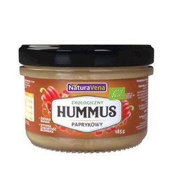 HUMMUS PAPRYKOWY BIO 185 g - NATURAVENA