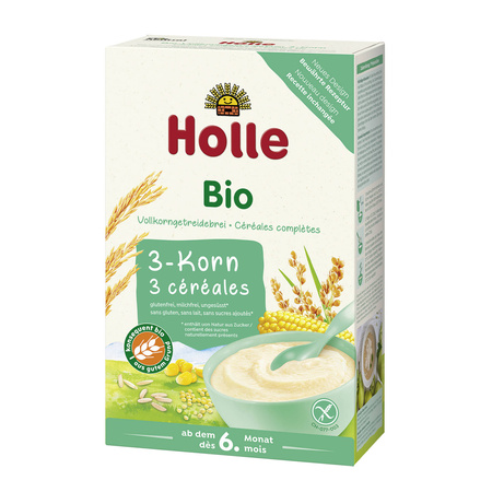KASZKA 3-ZBOŻA PEŁNOZIARNISTA 250 g Bio - HOLLE