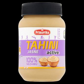 TAHINI JASNE ACTIVE (PASTA SEZAMOWA) BEZGLUTENOWE 460 g - PRIMAVIKA
